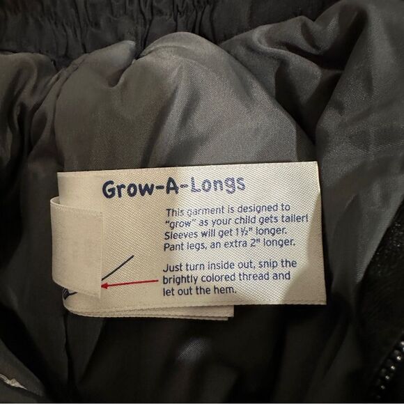 Lands' End Girls grow. With me Black Cargo Pants 10 S - Picture 10 of 11